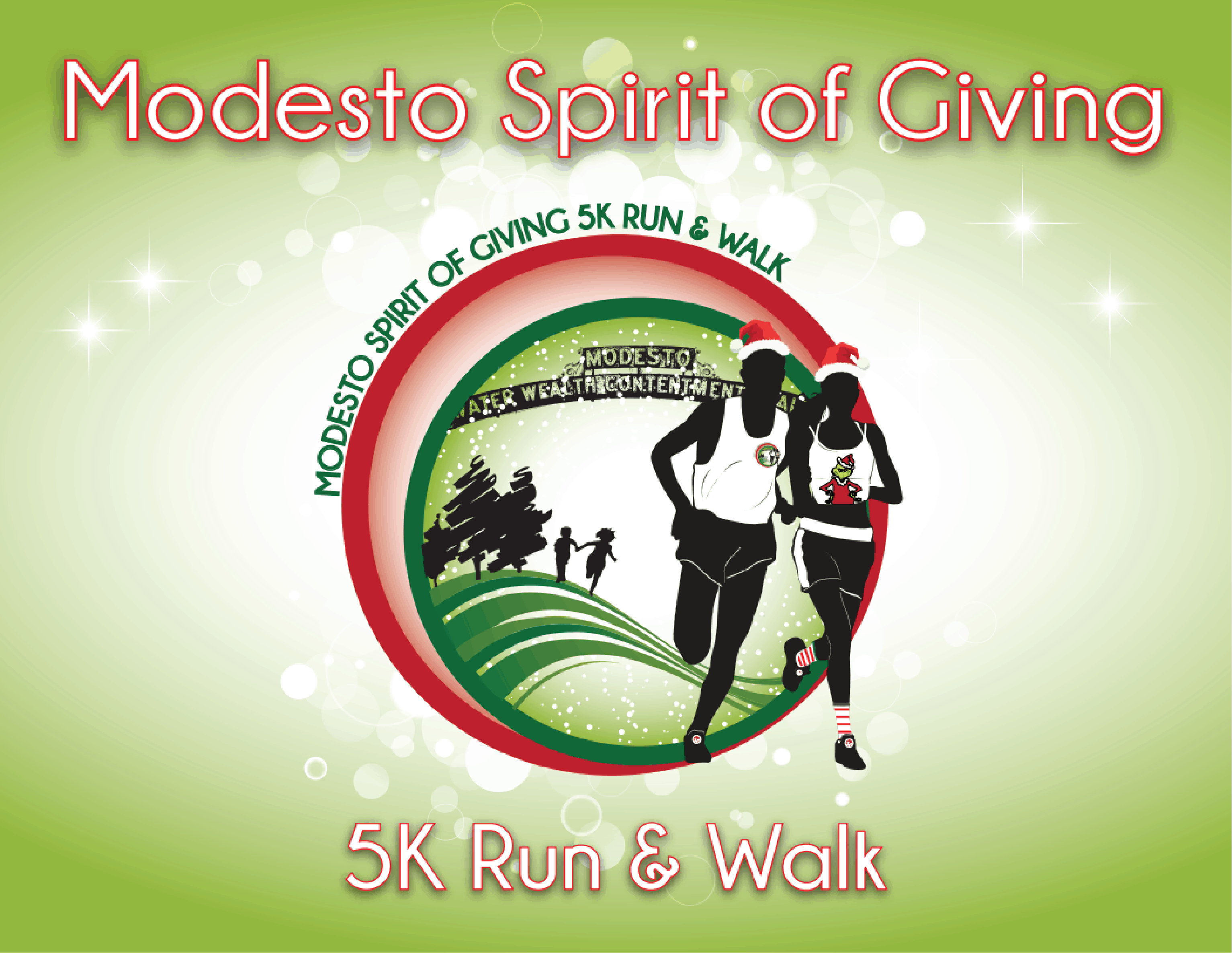 Screenshot of the cover page for the Spirit of Giving 5K Marketing Flyer