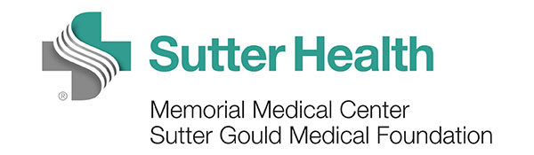Sutter Health Memorial Medical Center logo. Sponsor of the Spirit of Giving 5K Run/Walk