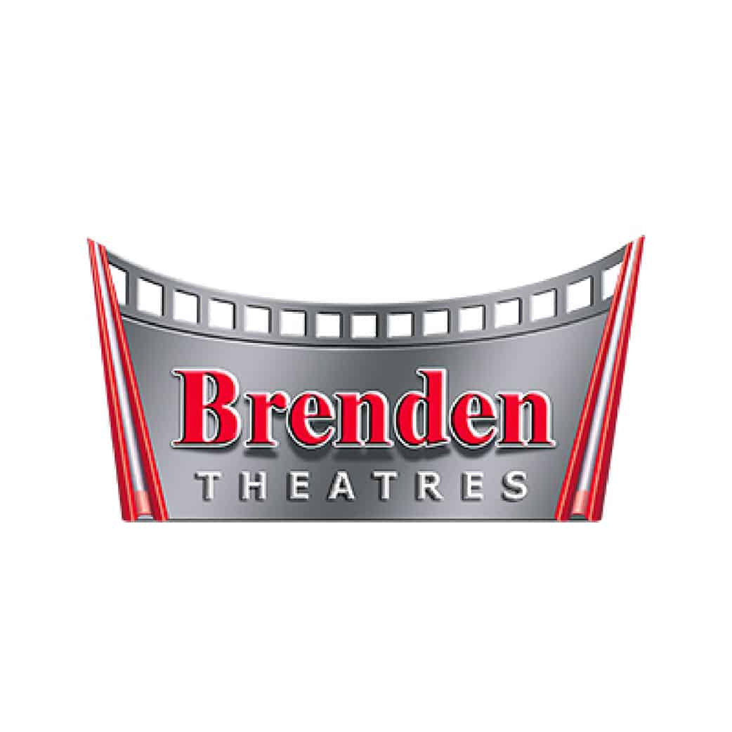 Brenden Theatres logo. Beneficiary of the Spirit of Giving 5K Run